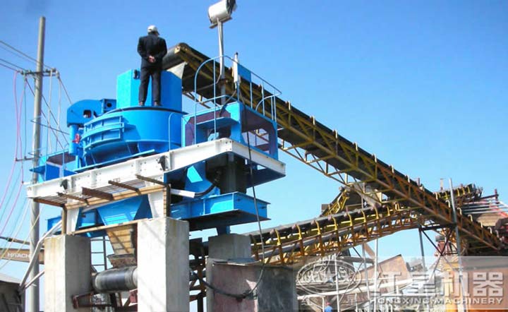 用戶制砂現(xiàn)場，點擊咨詢獲得生產(chǎn)線配置及報價